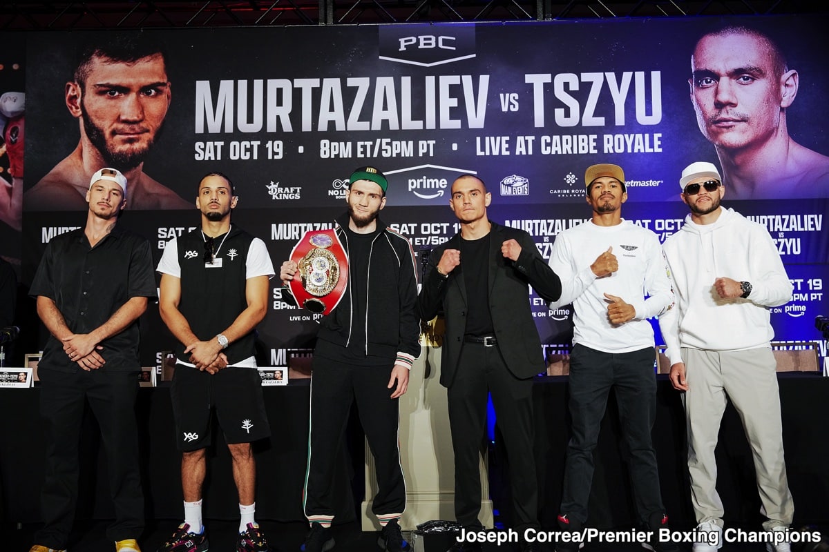 Image: Tim Tszyu vs. Bakhram Murtazaliev Full Card For Saturday