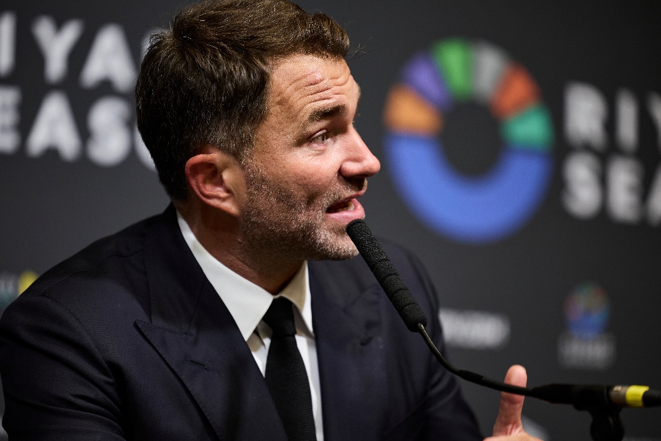 Image: Eddie Hearn Fires Back at De La Hoya's Criticism