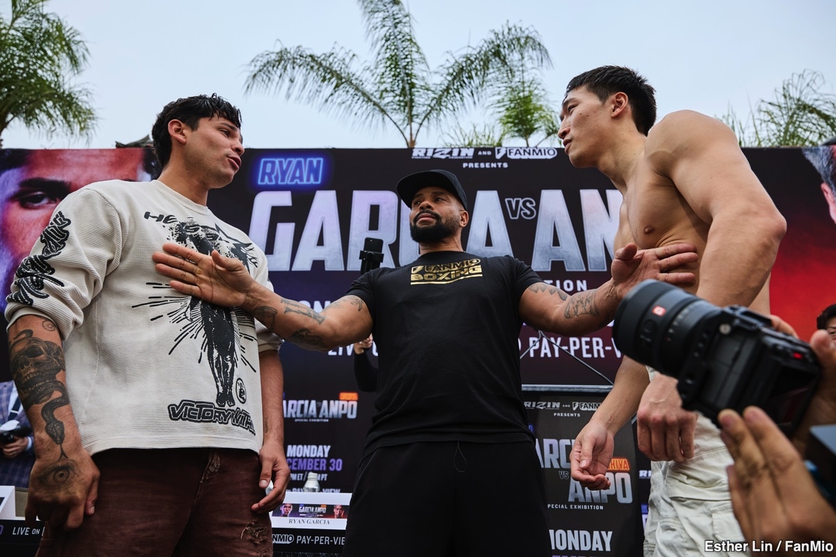 Image: Ryan Garcia Suffers Injury, Anpo Exhibition Rescheduled for 2025