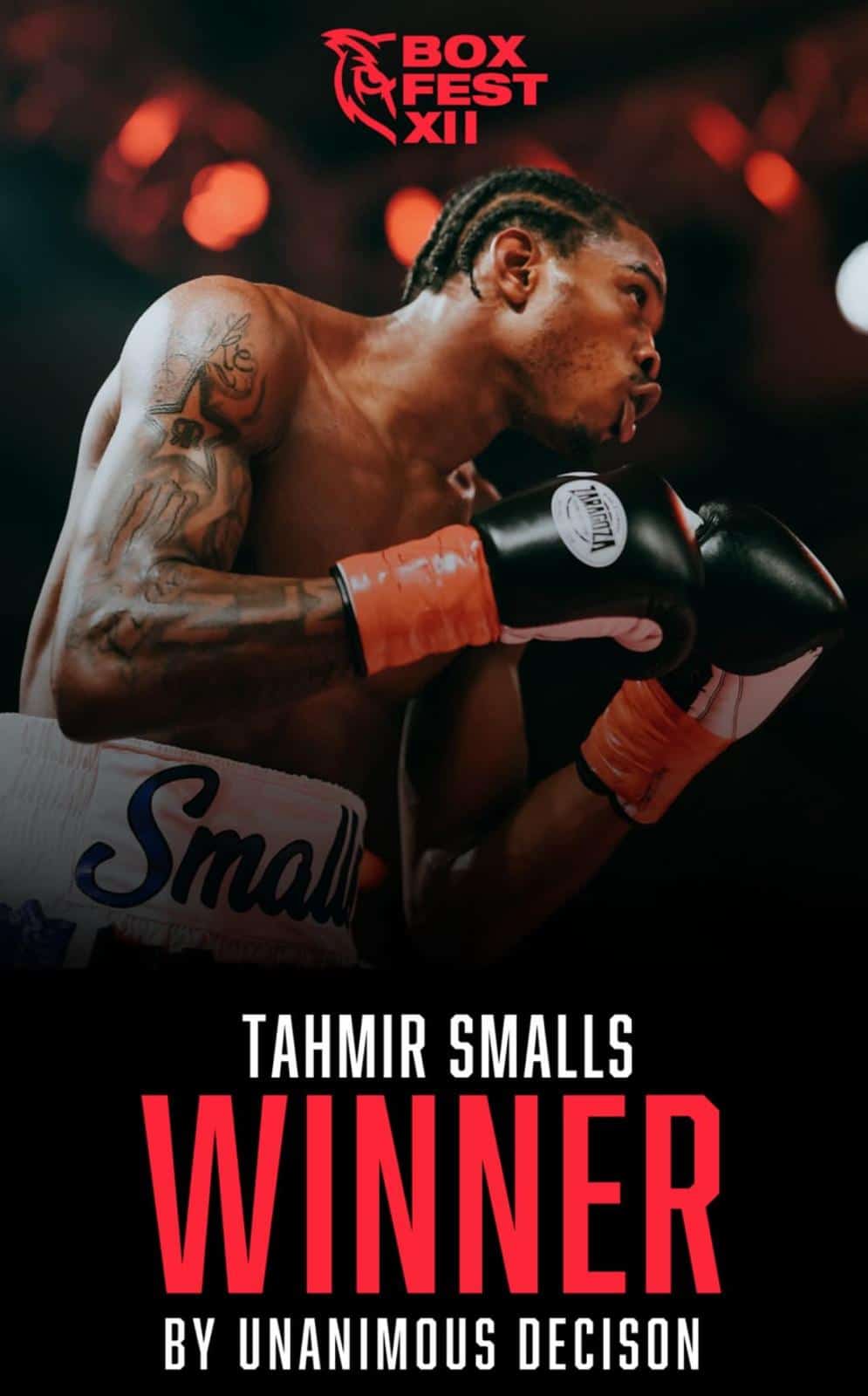 Image: Boxing Results: Tamir Smalls Defeats Seantorius Martin