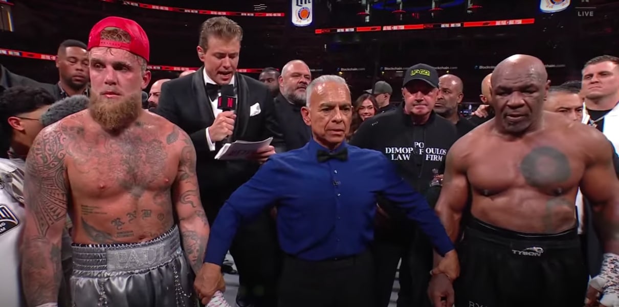 Image: Boxing Results: “Iron” Mike Tyson Loses to Jake Paul