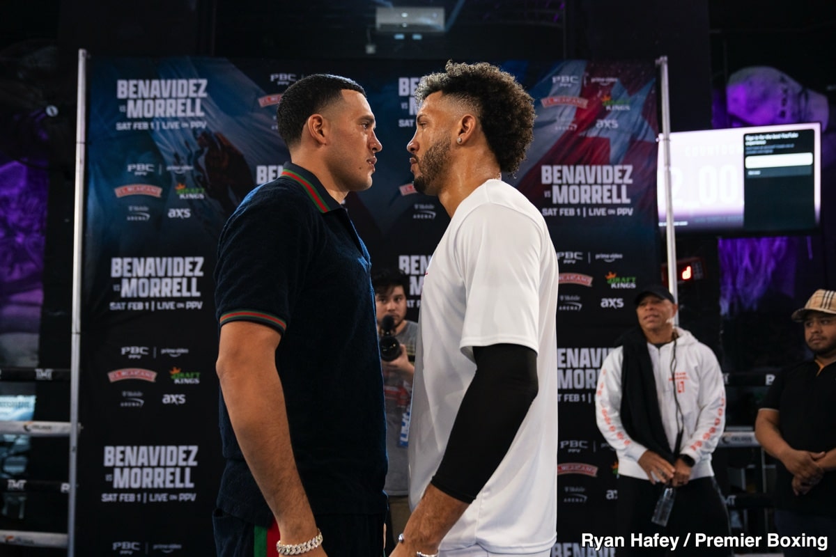 Image: Benavidez vs. Morrell: "We'll Discover The Character Of Both Men On February 1st," Insists Trainer