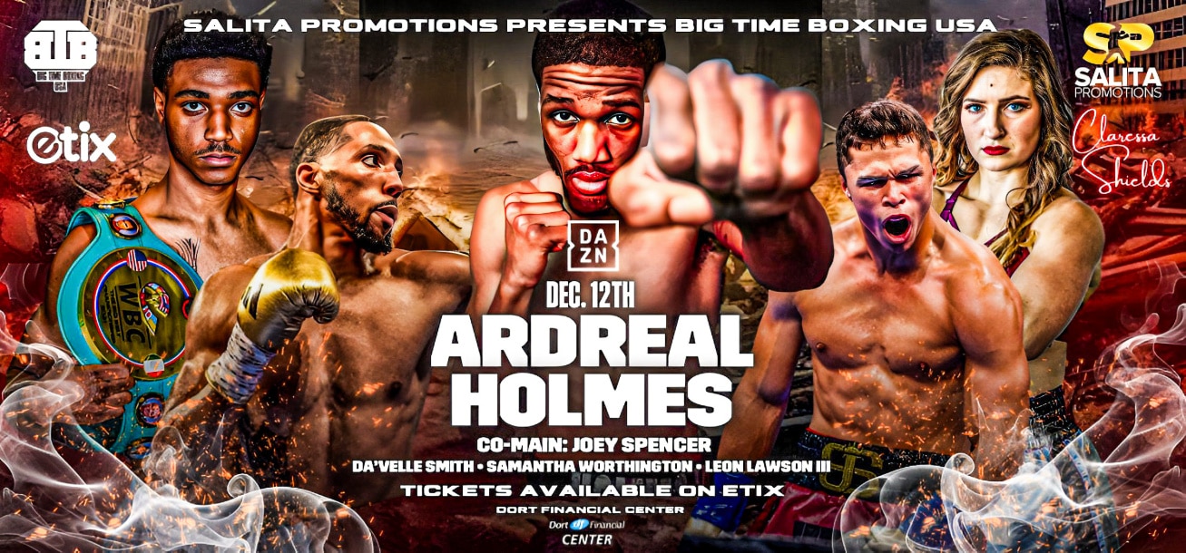 Image: Boxing Results: Ardreal ‘Bossman’ Holmes Defeats Edwin Junior Jimenez! 