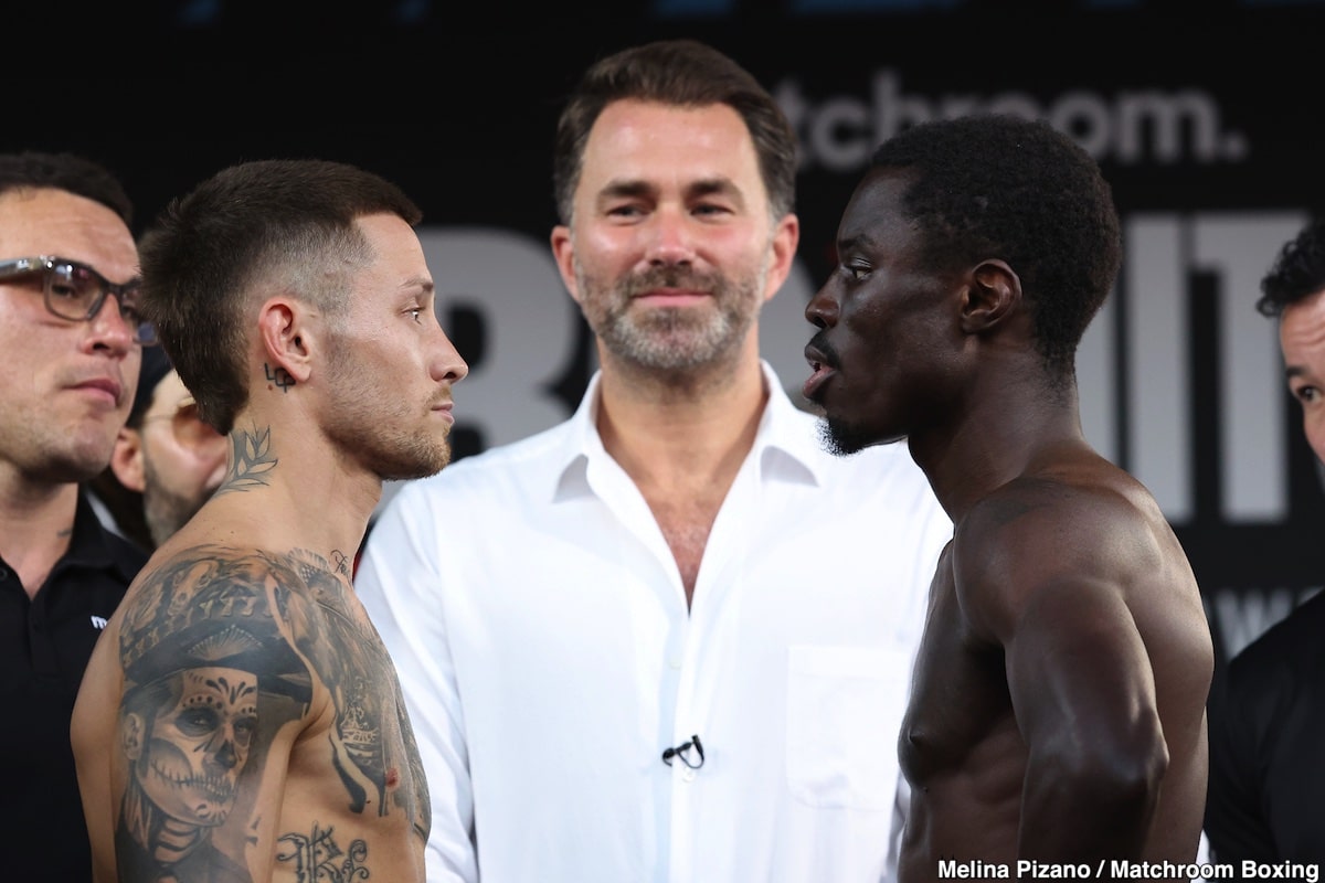 Image: Liam Paro 139.6 vs. Richardson Hitchins 139.8 - Weigh-in Results for Saturday