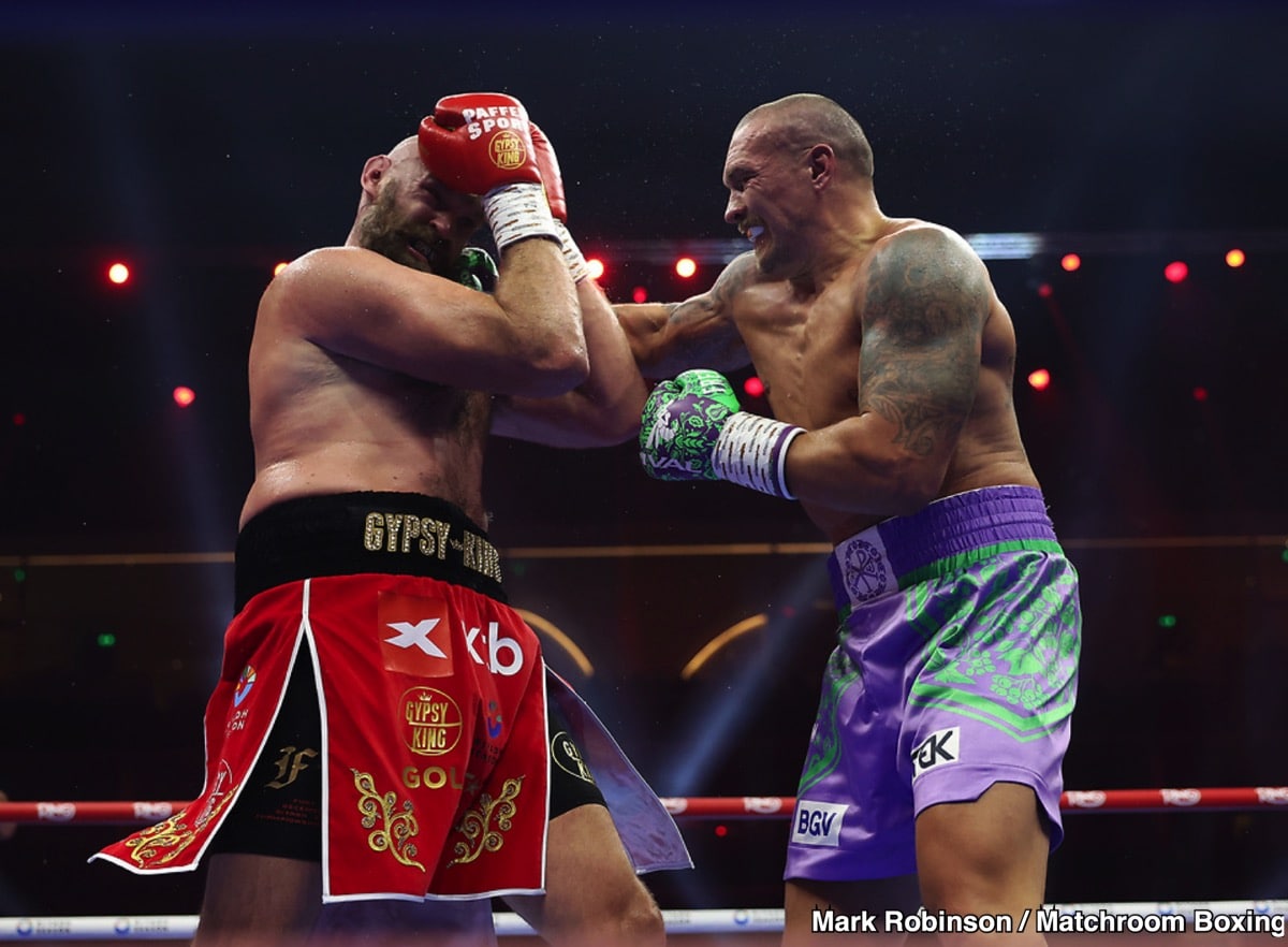 Image: Tonight's Live Boxing Results: Fury vs. Usyk 2