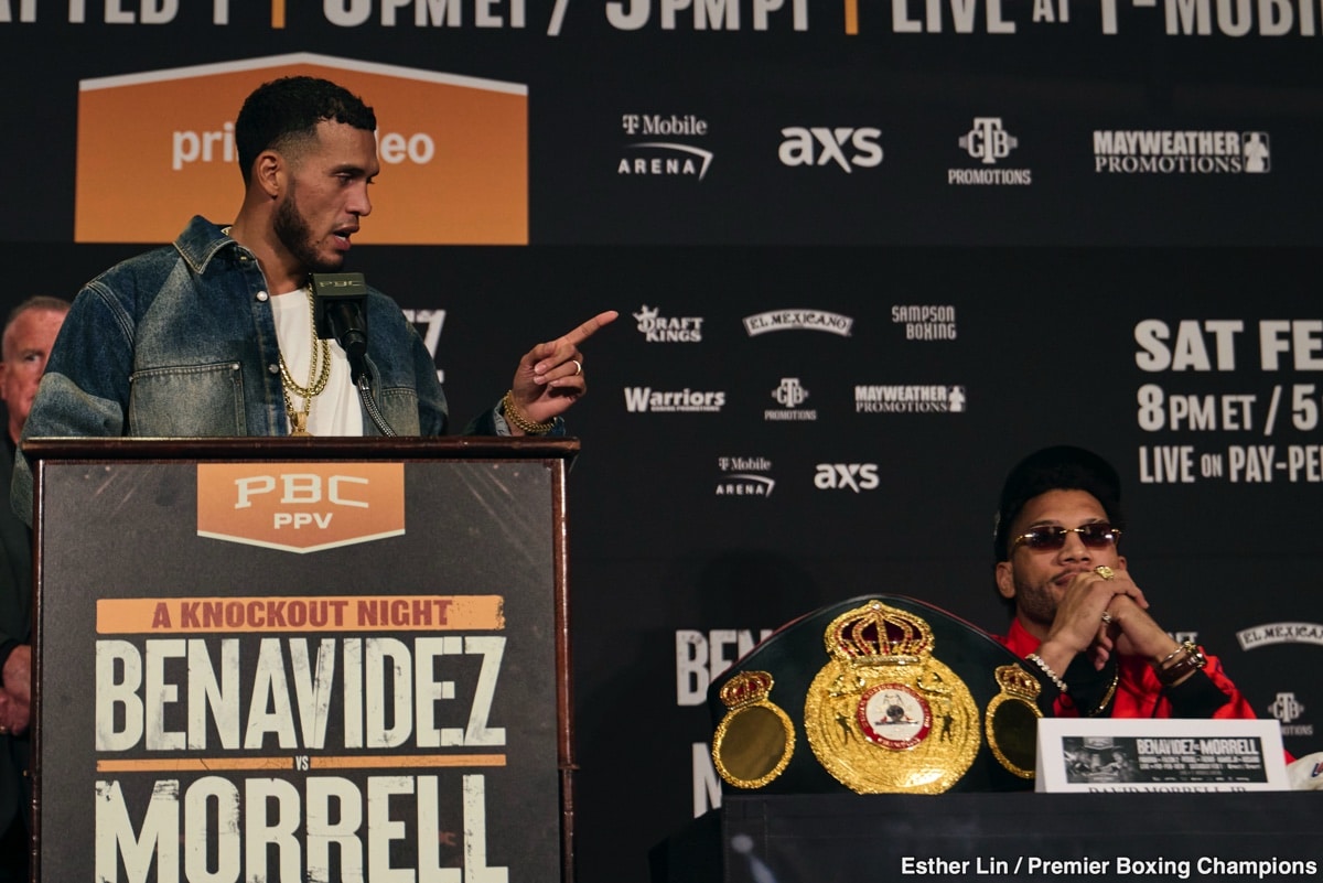 Image: Morrell: Benavidez Fights Retirees, Not Real Fighters