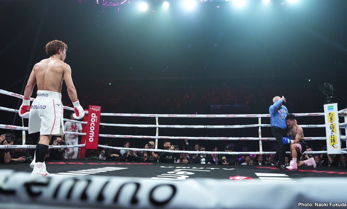 Image: Tonight’s Live Boxing Results: Inoue Brutally KOs Kim in Round 4