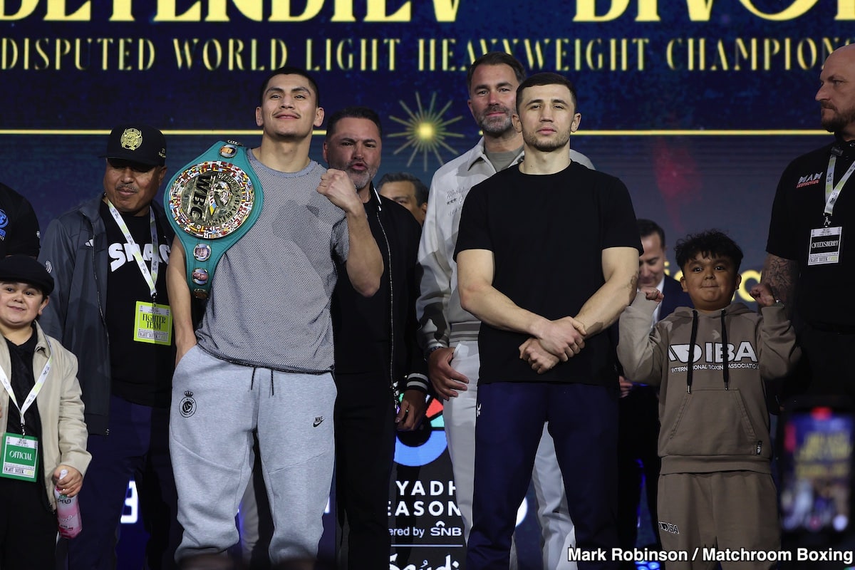 Image: Vergil Ortiz Jr 153.1 vs. Israil Madrimov 152.1 - Weigh-in Results