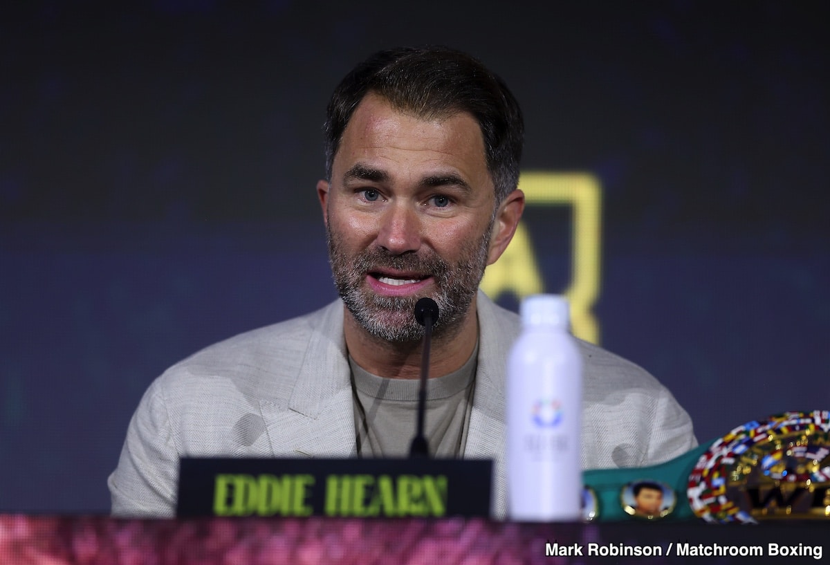 Image: Zuffa Boxing ranked “8th or 9th” among promoters, Hearn says