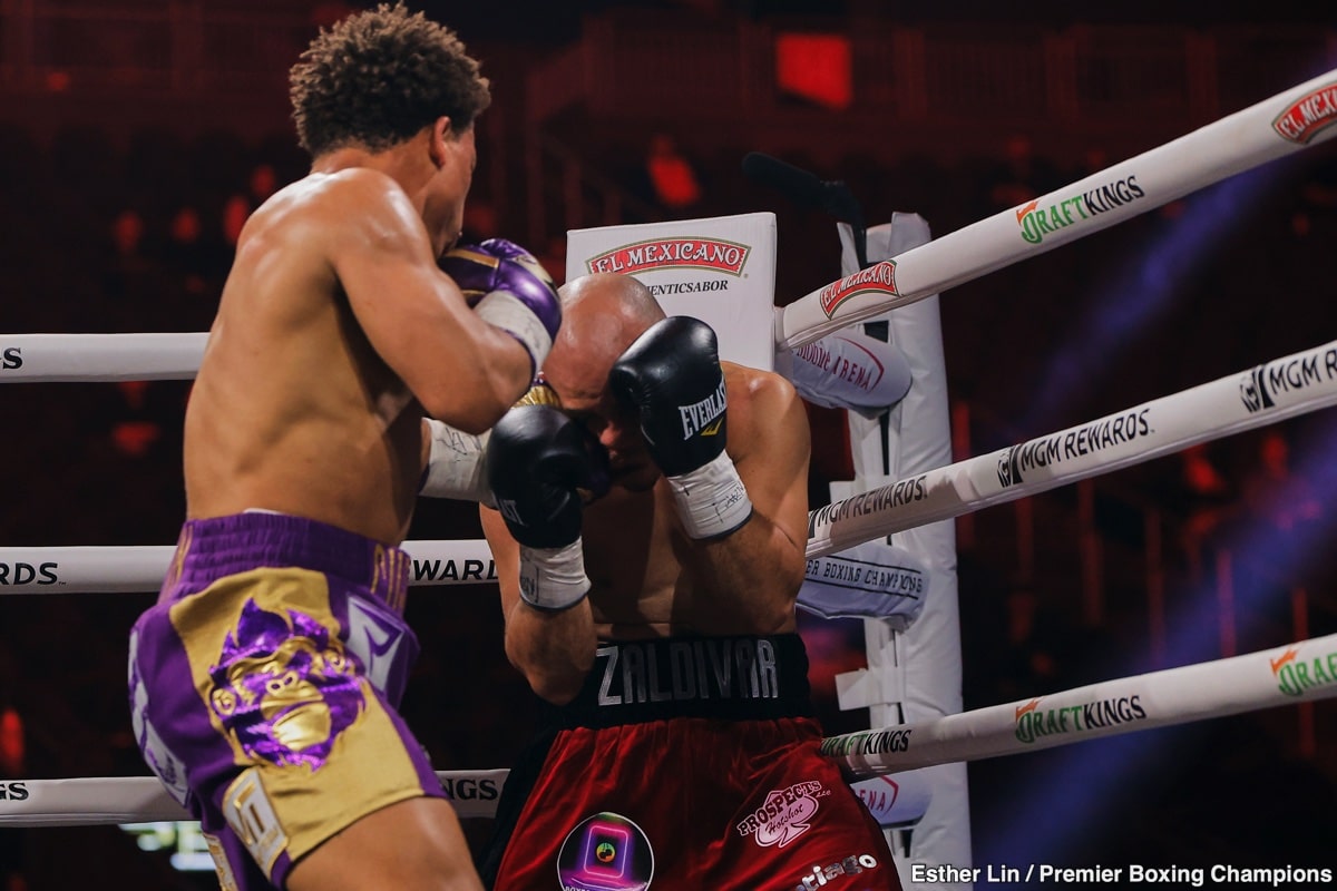 Image: Boxing Results: Moton Stops Zaldivar In The 3rd Round