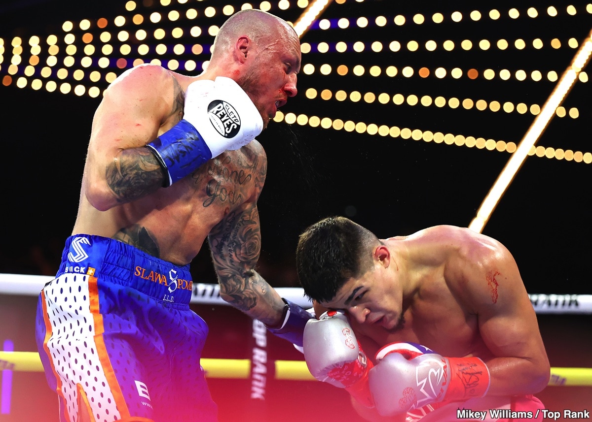 Image: Boxing Results: Xander Zayas Overwhelms Slawa Spomer with Relentless Attack, Securing TKO Victory