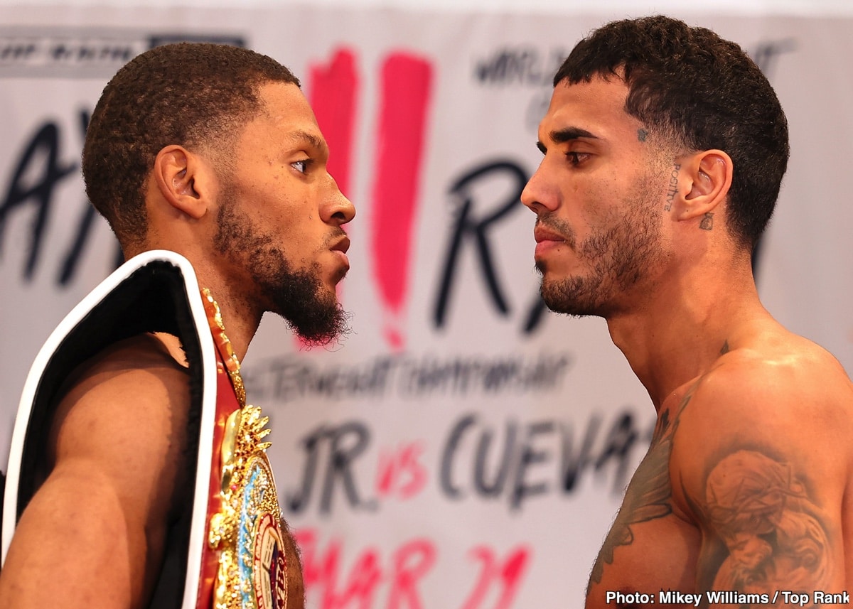 Image: Norman Jr. vs. Cuevas and Mayer vs. Ryan 2 - Weigh-in Results for Saturday on ESPN