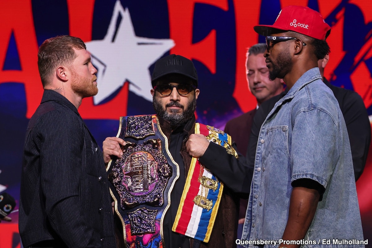 Image: Head Shake and Confusion: Alalshikh Blocks WBC Belt, Contradicts Undisputed Push for Canelo vs. Crawford