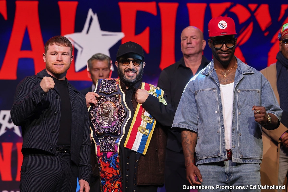 Image: Head Shake and Confusion: Alalshikh Blocks WBC Belt, Contradicts Undisputed Push for Canelo vs. Crawford