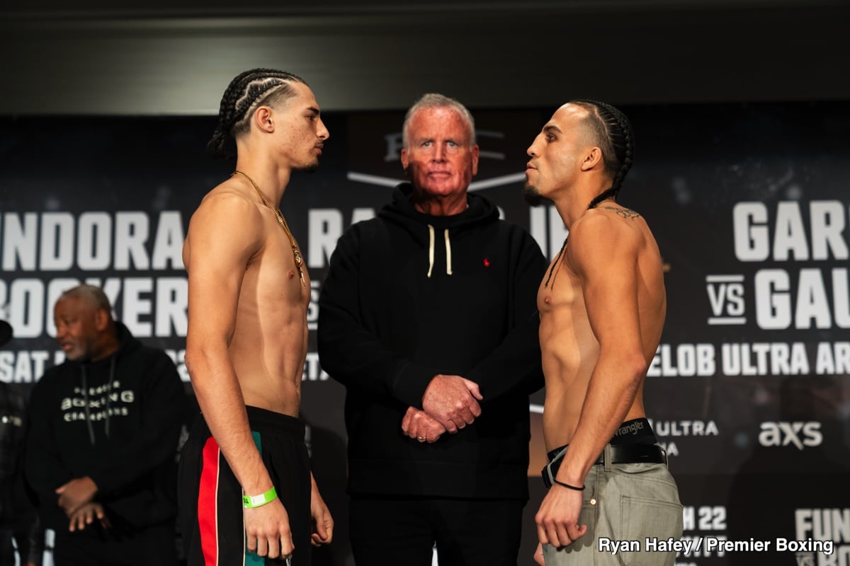 Image: Sebastian Fundora 152 3/4 vs Chordale Booker 152 1/2 - Weigh-in Results for Saturday
