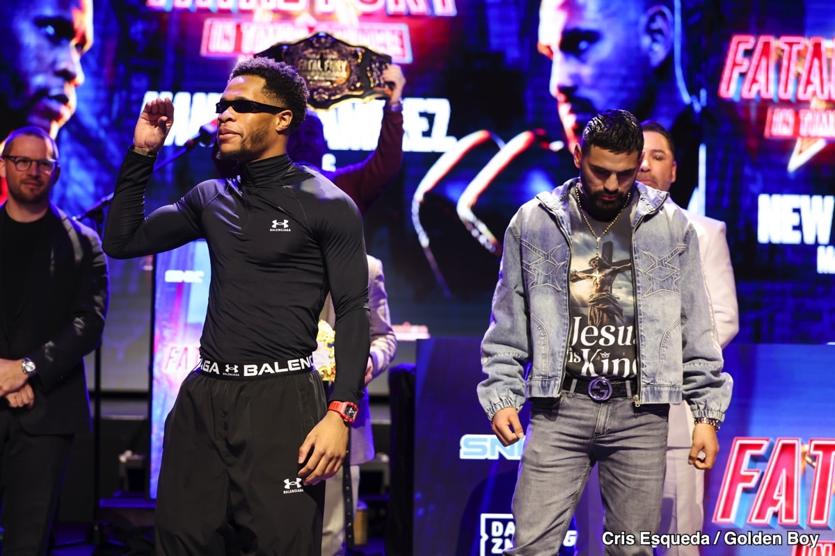 Image: "Booed in Los Angeles, Haney Claims 'Villain' Status: Before Ramirez Fight in New York