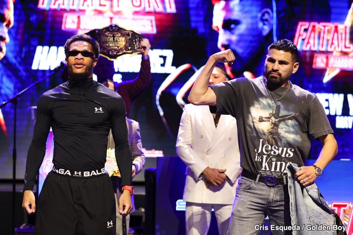 Image: "Booed in Los Angeles, Haney Claims 'Villain' Status: Before Ramirez Fight in New York