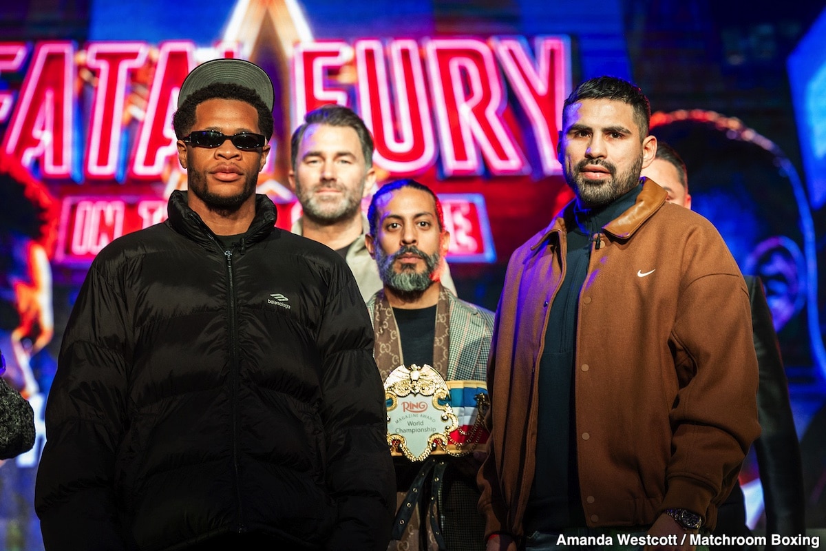 Image: Has Devin Haney's Fragile Chin Met Its Match in the Power-Punching Jose Ramirez Despite Shane Mosley's Training Efforts?