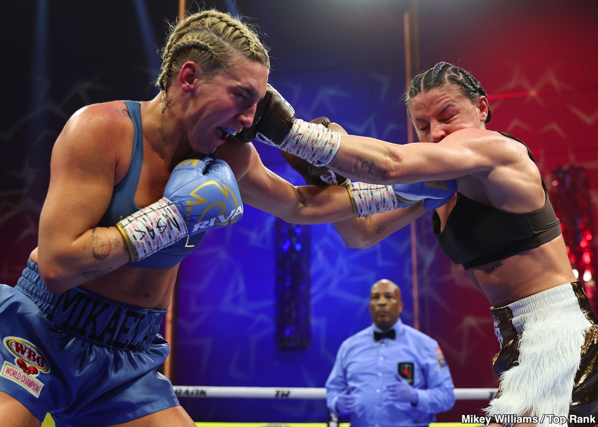 Image: Mikaela Mayer says MVP offers biggest fights in women’s boxing
