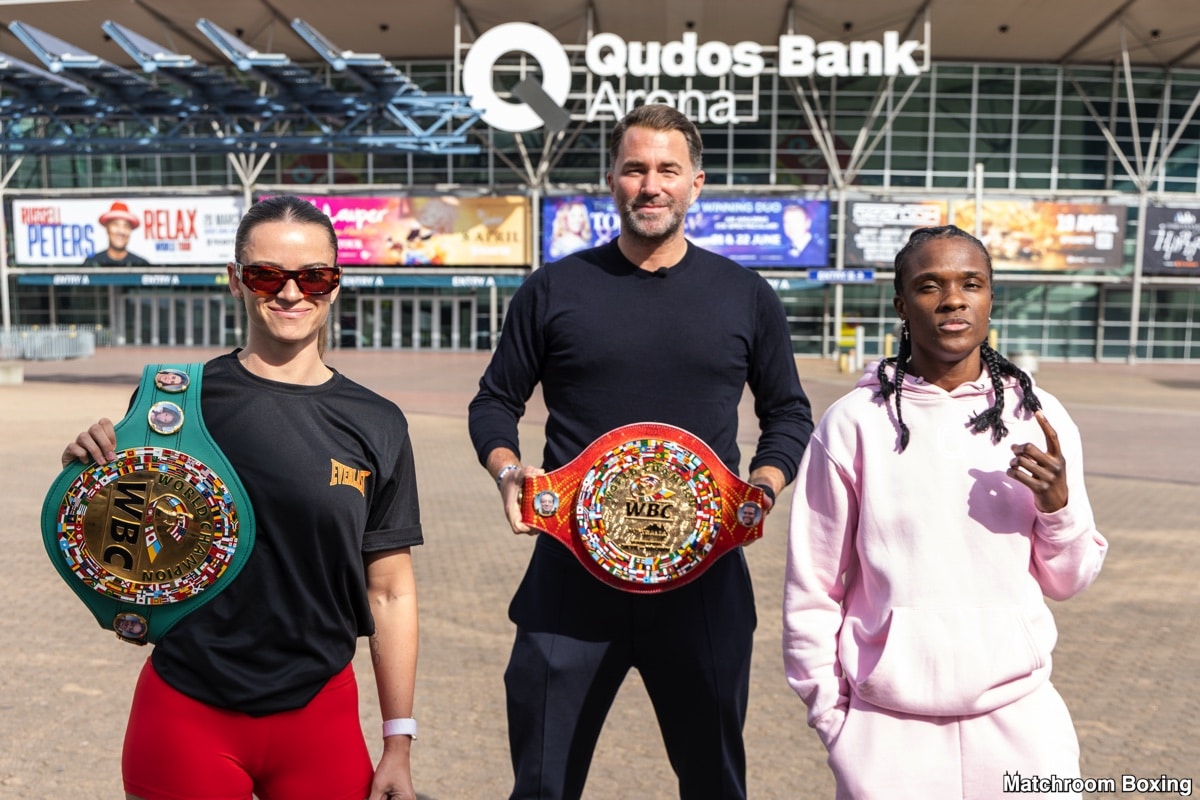 Image: WBC Featherweight Title Match: Skye Nicolson vs. Brown Live On DAZN Today!