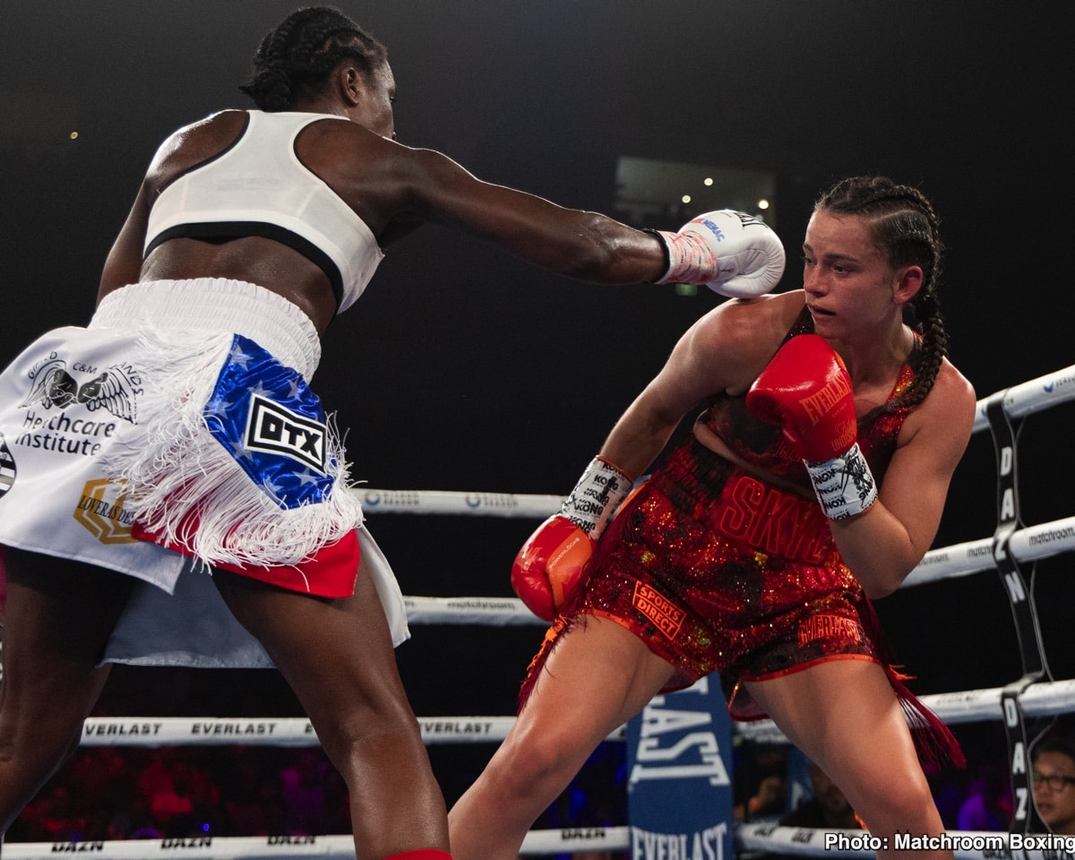 Image: Boxing Results: Tiara Brown Upsets Nicolson And Wins WBC Featherweight Title 
