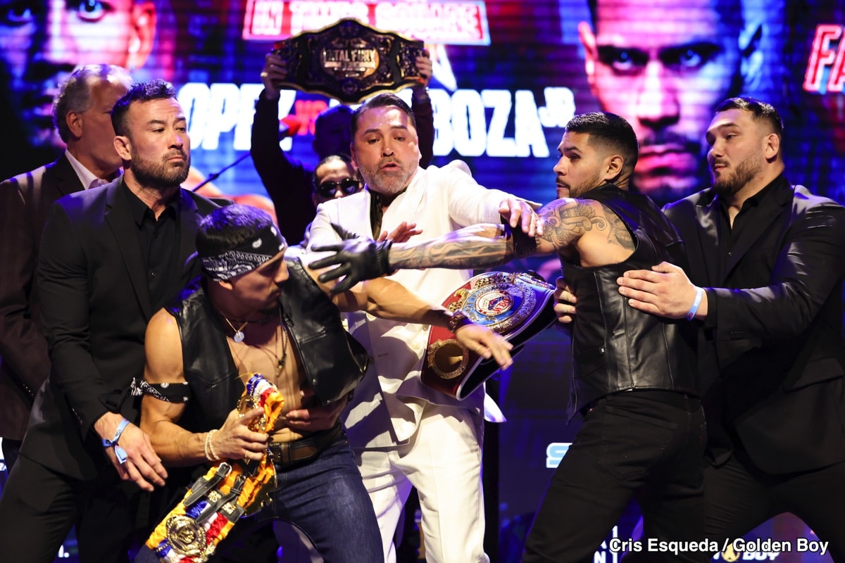 Image: Teofimo Lopez Slaps And Claims Arnold Barboza Jr. is a 'Stepping Stone,' Ignoring Threat