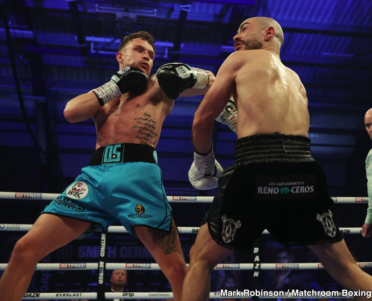 Image: Dalton Smith Dominates Germain with Multiple Knockdowns, Warrington and Padley Secure Wins