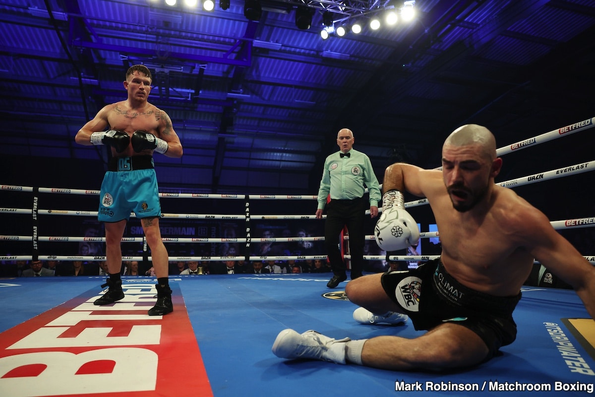 Image: Boxing Results: Dalton Smith's Sheer Size Too Much for Germain: Three Knockdowns Highlight Dominant