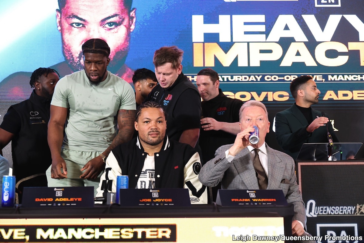 Image: Desperation in Manchester: Joyce Ignores Handshake, Hrgovic Promises 'Knockout'