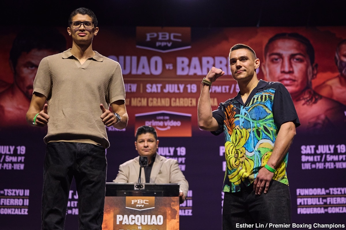 Image: Fundora - Tzsyu II: Terence Crawford Confidently Picks Fundora to Defeat Tszyu in Rematch