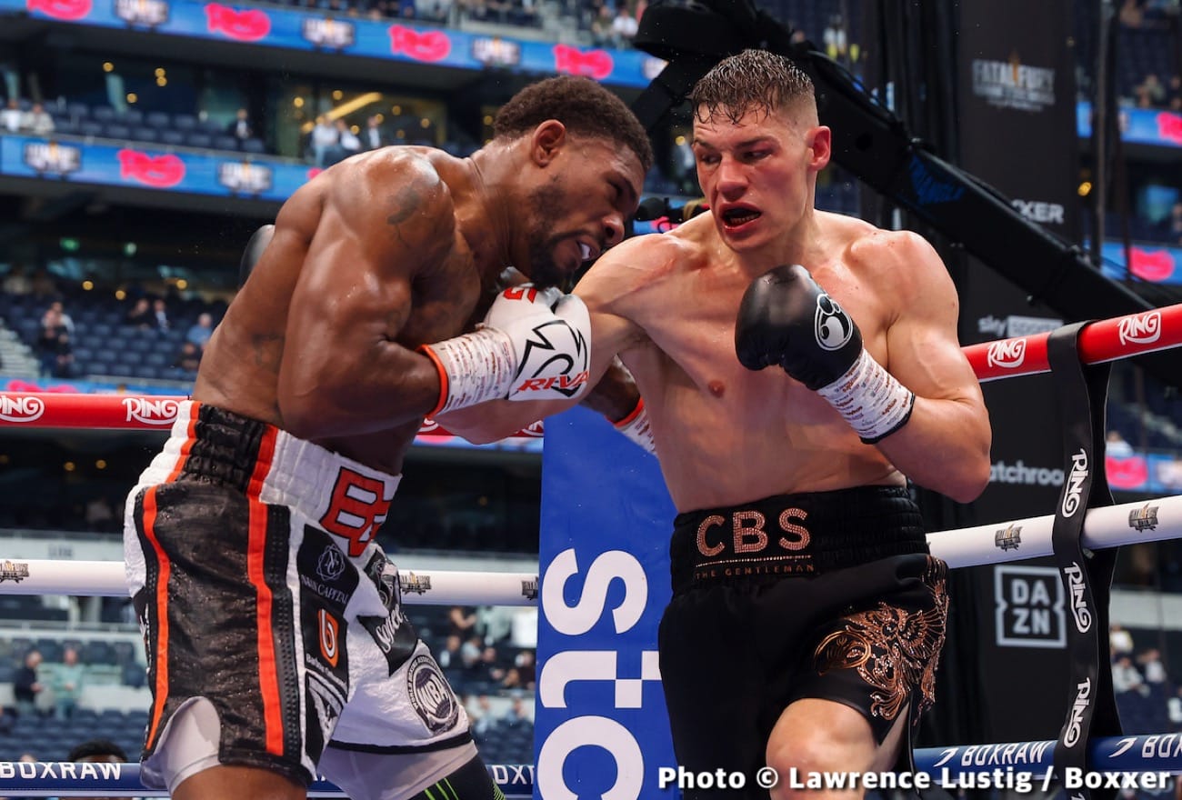 Image: Boxing Results: Bruised and Battered: Chris Billiam-Smith Overcomes Relentless Brandon Glanton in Razor-Thin Decision at Tottenham Hotspur Stadium