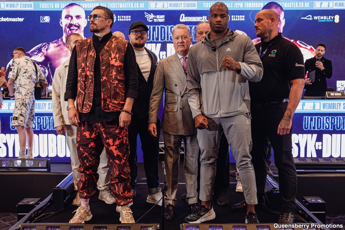 Image: Usyk on Dubois' Low Blow Complaints: A Glimpse into a Troubled Mind?