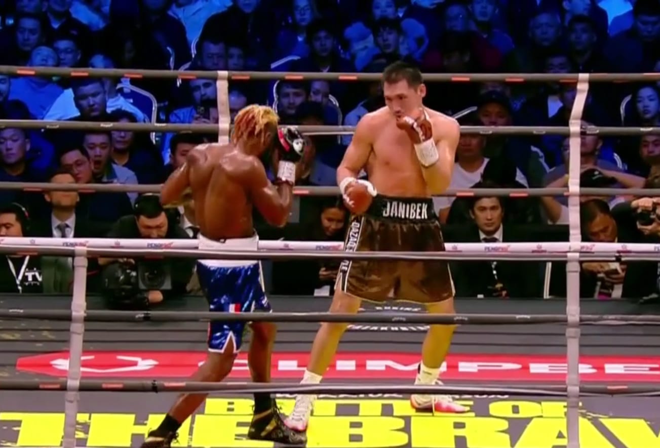 Image: Boxing Results: Janibek Alimkhanuly Overwhelms Ngamissengue with Power