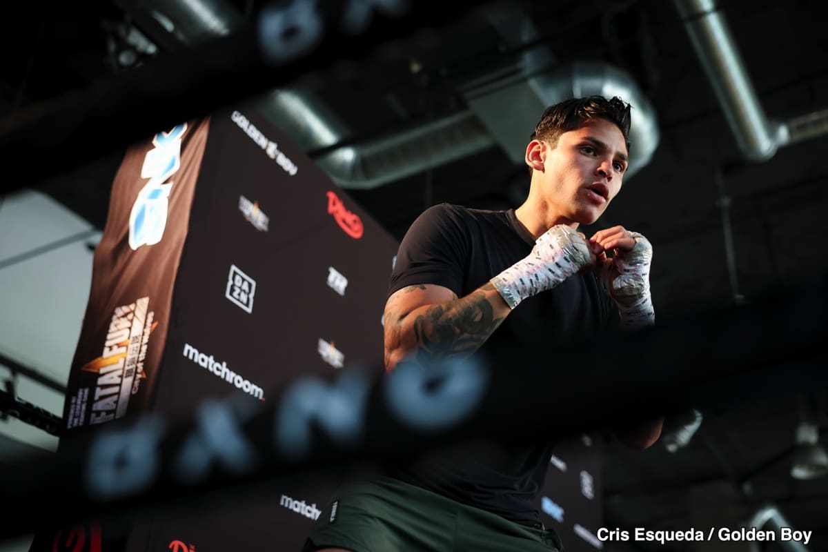 Image: "Calm Before the Storm? Oscar De La Hoya Sees Focused Ryan Garcia Delivering Early Knockout Against Reckless Rolando Romero