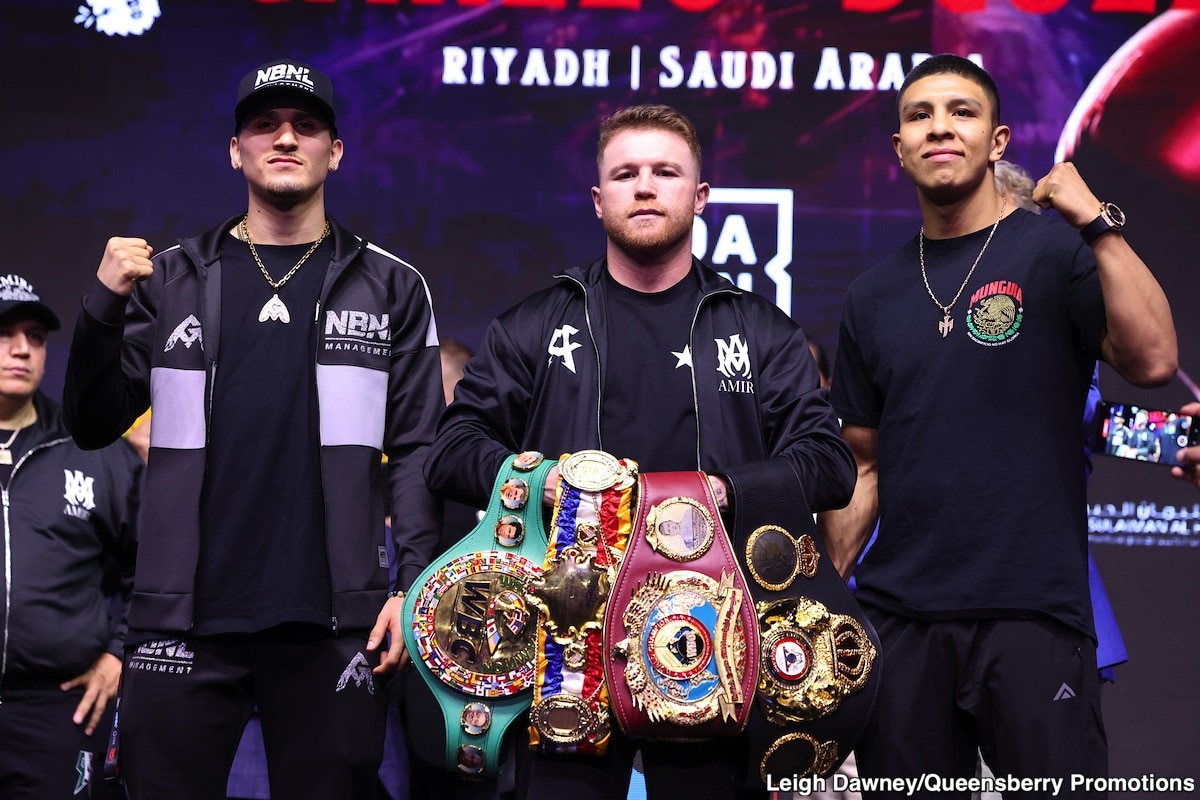 Image: Canelo / Scull: Enjoy your “Cinco de Mayo” in Riyadh, folks!