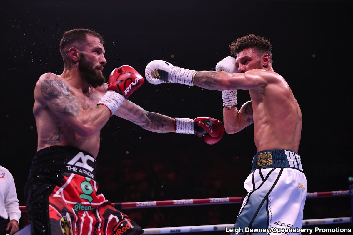 Image: Tonight's Live Results: Anthony Cacace vs. Leigh Wood - From Nottingham