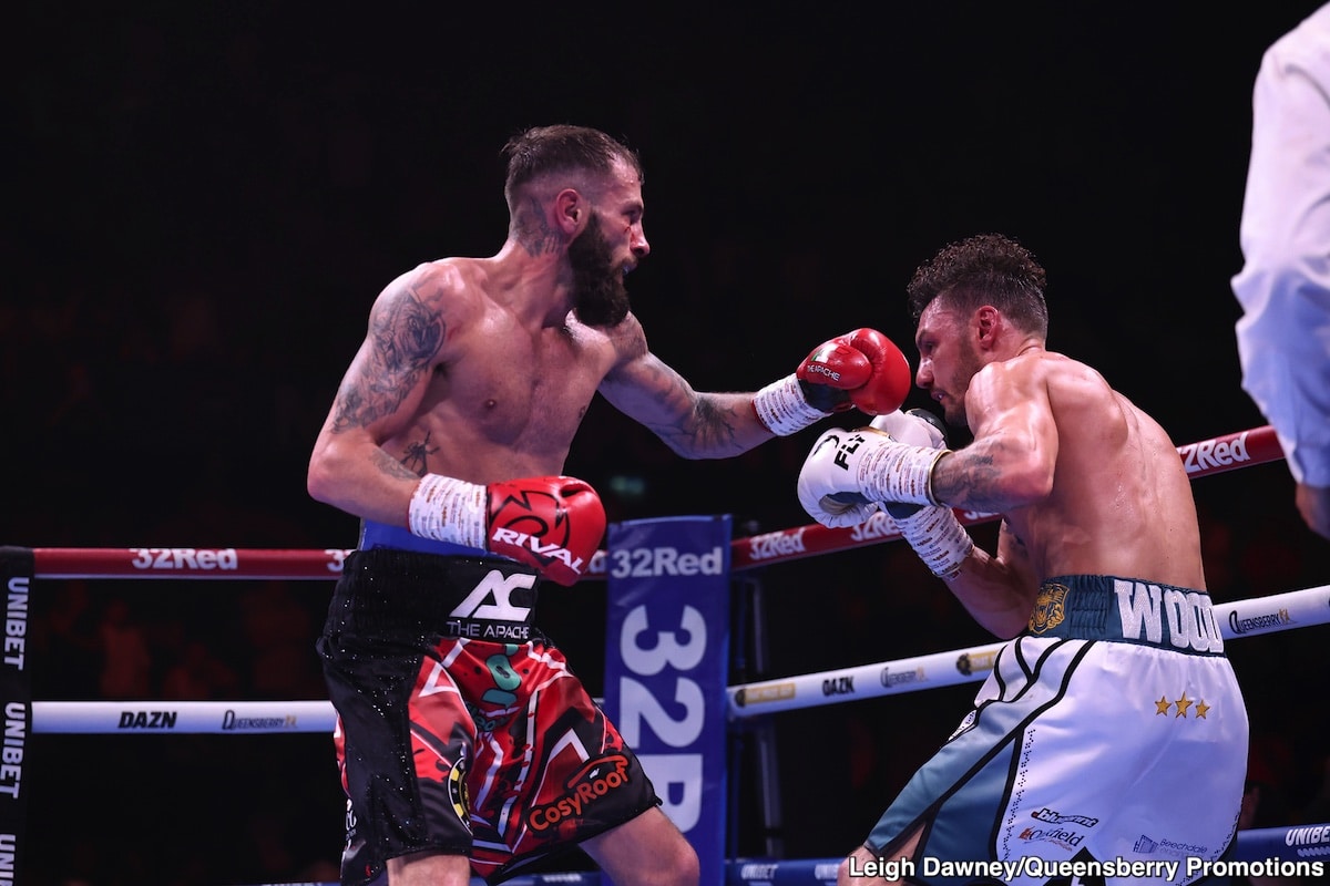 Image: Boxing Results: Anthony Cacace Lives Up to Expectations: Stops Leigh "Lethal" Wood in Thrilling Ninth-Round Stoppage