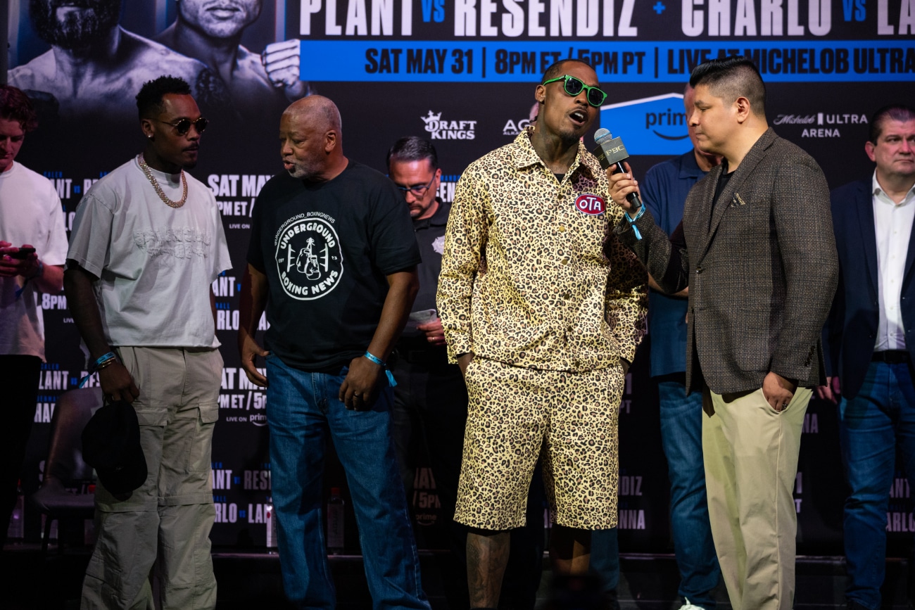 Image: Charlo Labels Caleb Plant "Culture Vulture" Ahead of This Saturday's PBC on Prime Video