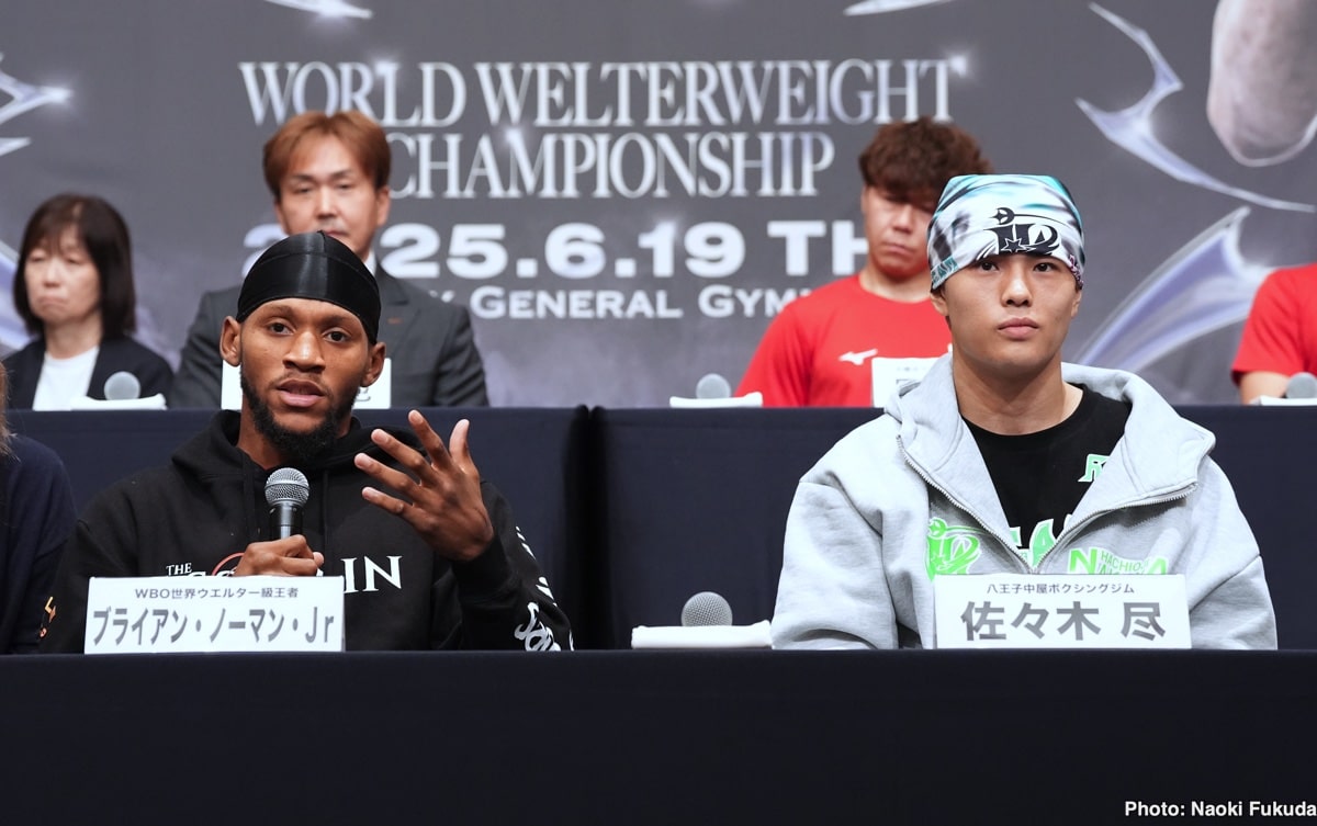 Image: Norman Jr: vs. Sasaki: Jr.'s Shameful WBO Title Defense Against Unworthy Sasaki