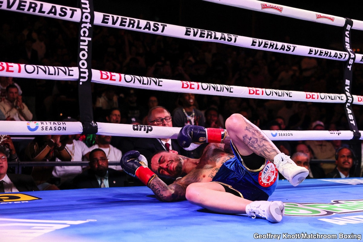 Image: Boxing Results: Hitchins KOs Kambosos Jr.; Cruz Stops Mishiro in Lightweight Eliminator Bout