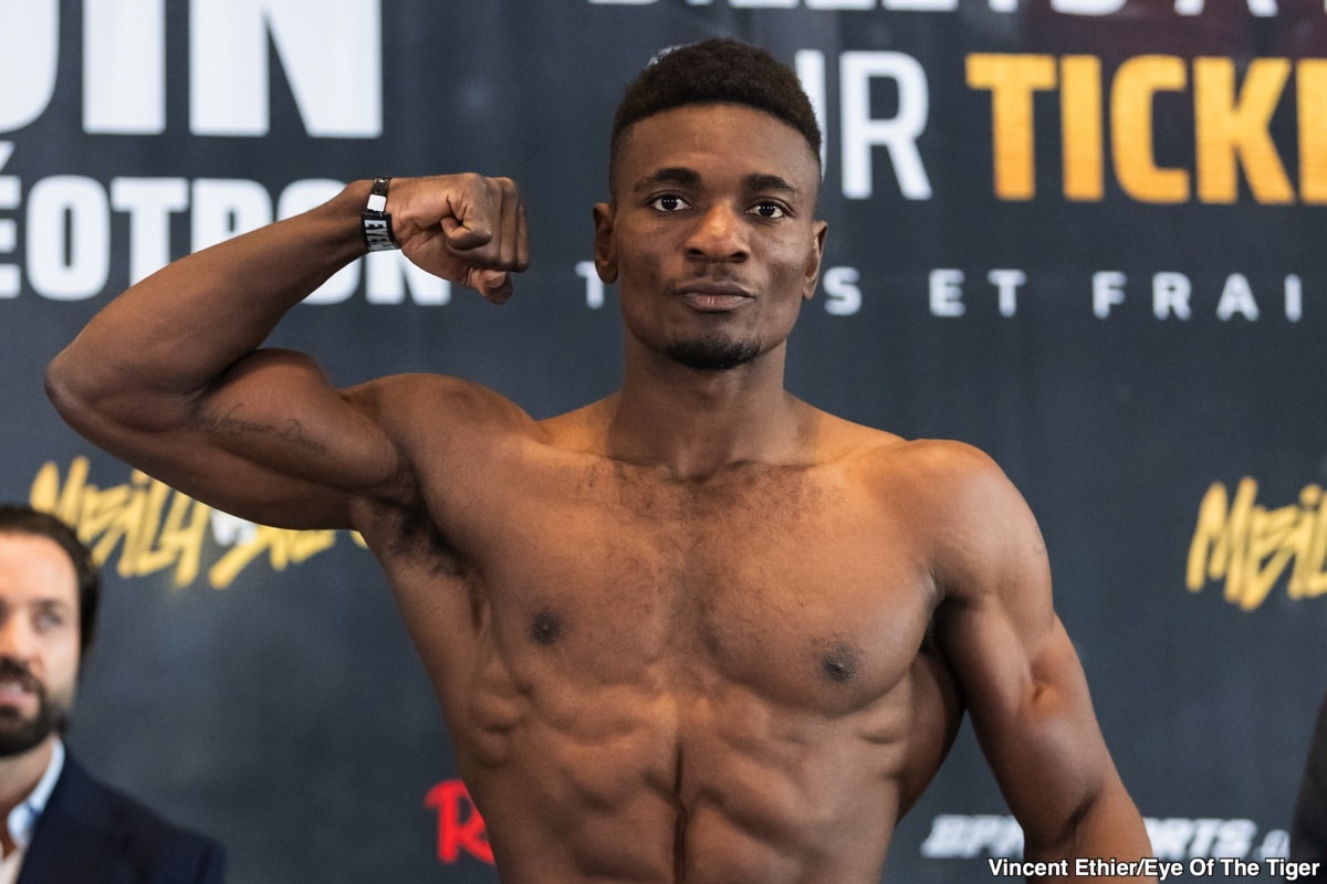 Image: Christian Mbilli 167.7 versus Maciej Sulecki 167.7 - Weighing results on Friday