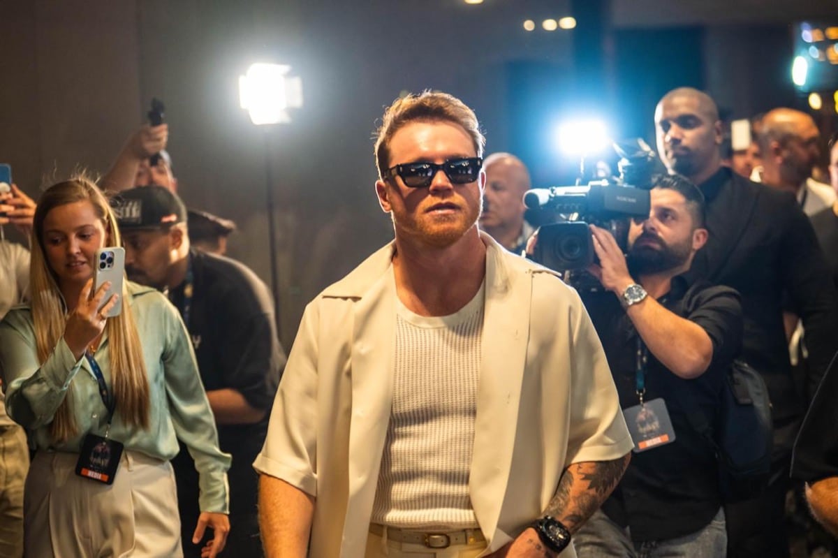 Image: Live Stream: Canelo Alvarez vs. Terence Crawford - Why Canelo Looks Disengaged Ahead of Riyadh Press Conference & Netflix Bout