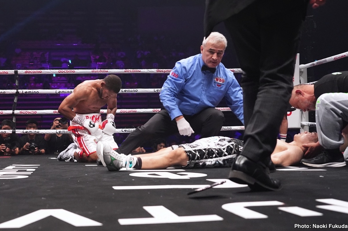 Image: Boxing Results: Norman Jr. Leaves Sasaki Motionless: A Dominant and Devastating WBO Defense