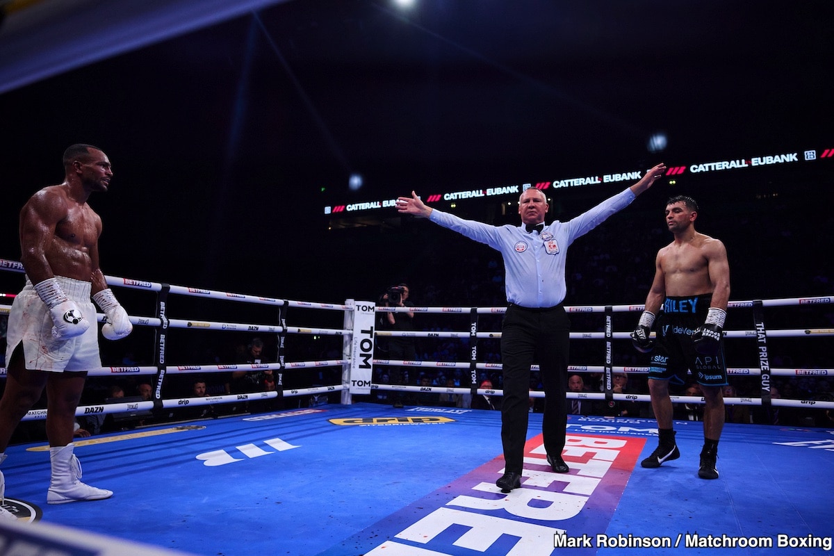 Image: Boxing Results: Victory Stained in Red: Jack Catterall's Hard-Fought Technical Decision Over Harlem Eubank