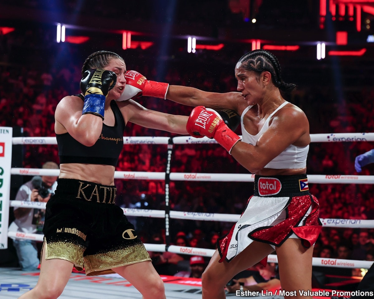 Image: Boxing Results: Katie Taylor Tops Amanda Serrano in Historic Third Encounter at Packed Madison Square Garden