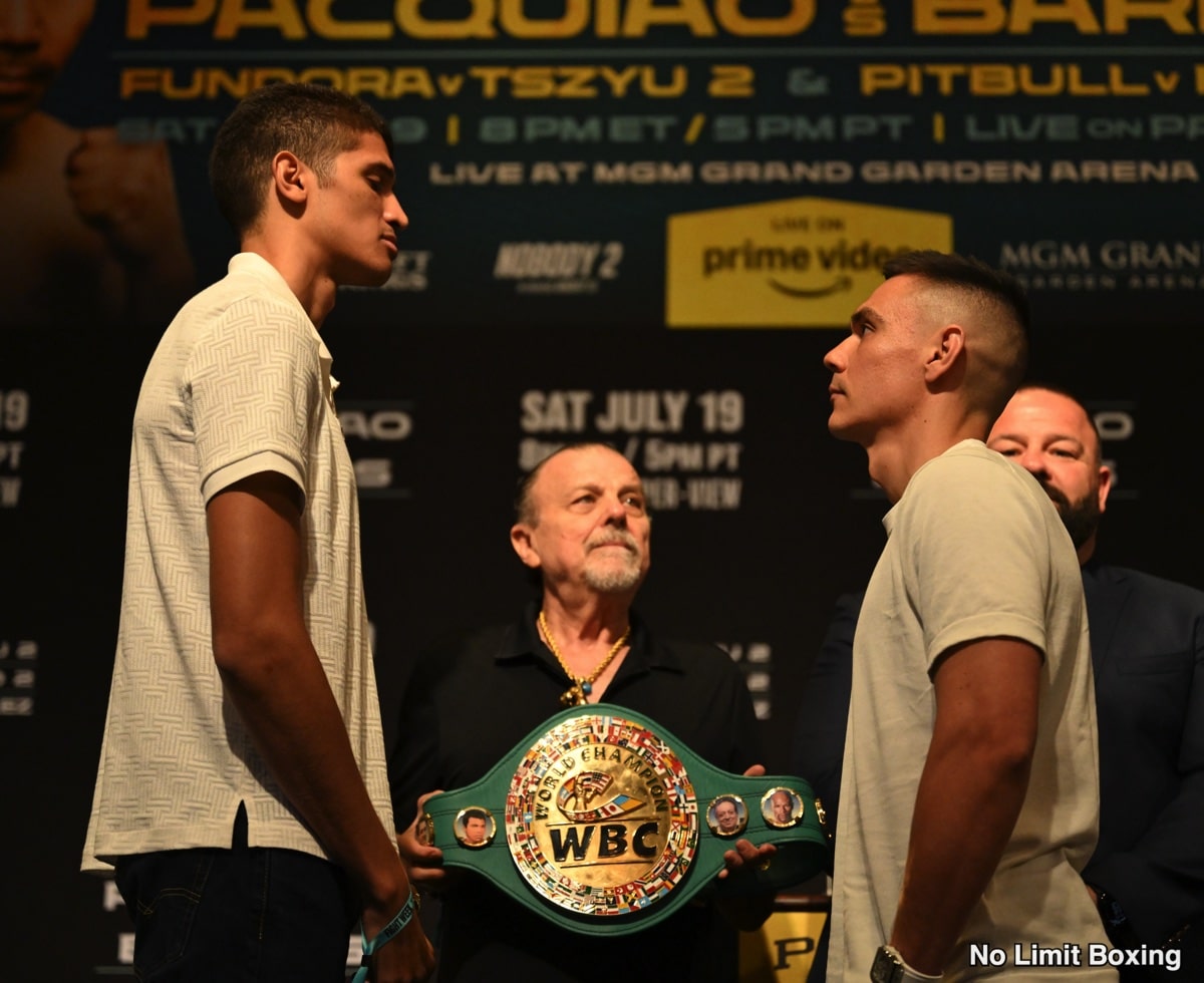 Image: Sebastian Fundora vs. Tim Tszyu 2: 'Dominant Style' Showdown