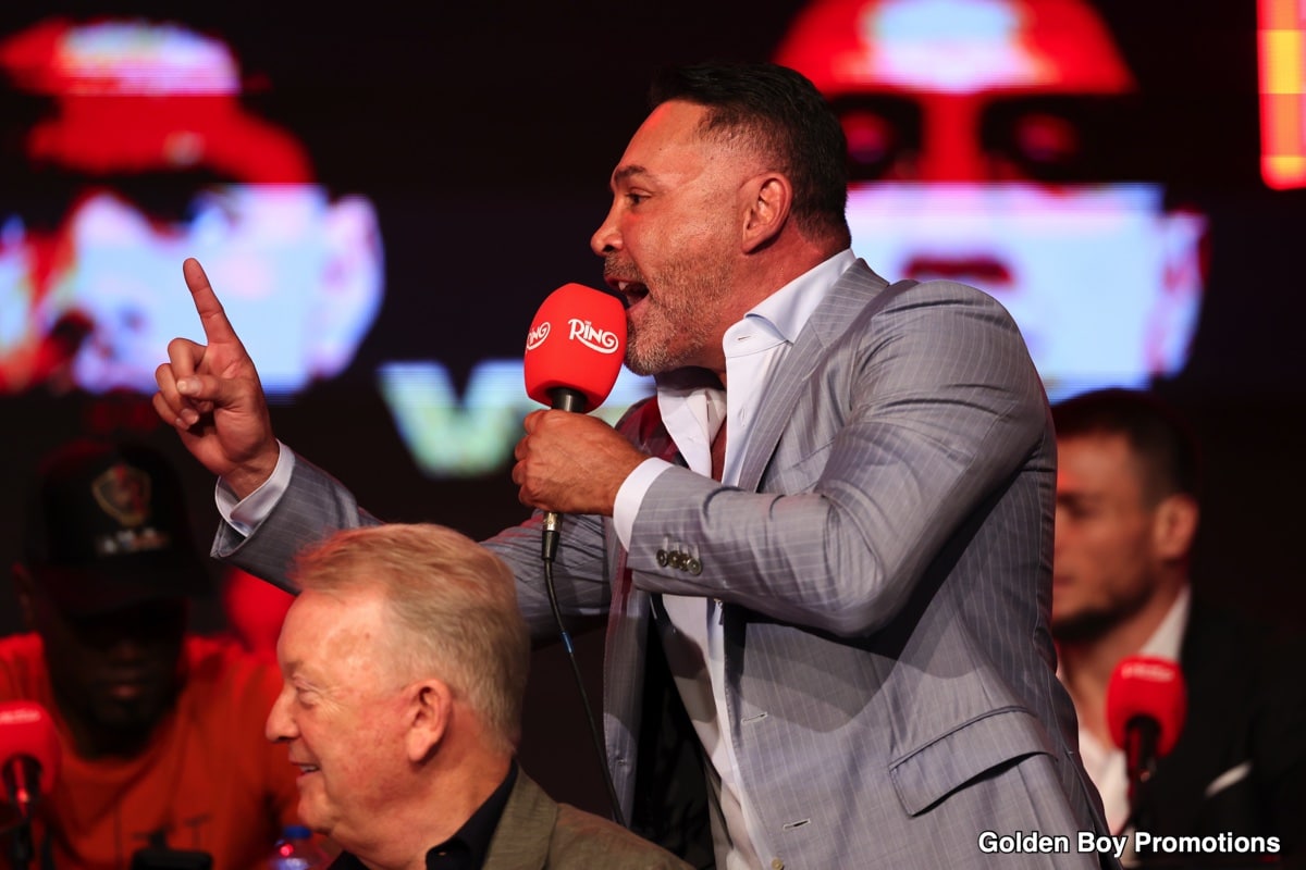 Image: Berlanga Blasts De La Hoya at Workout