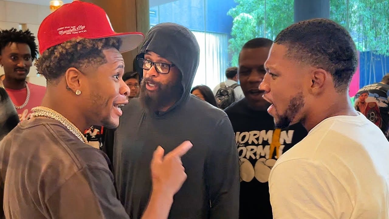 Image: Devin Haney, Brian Norman Jr. Size Each Other Up in NYC