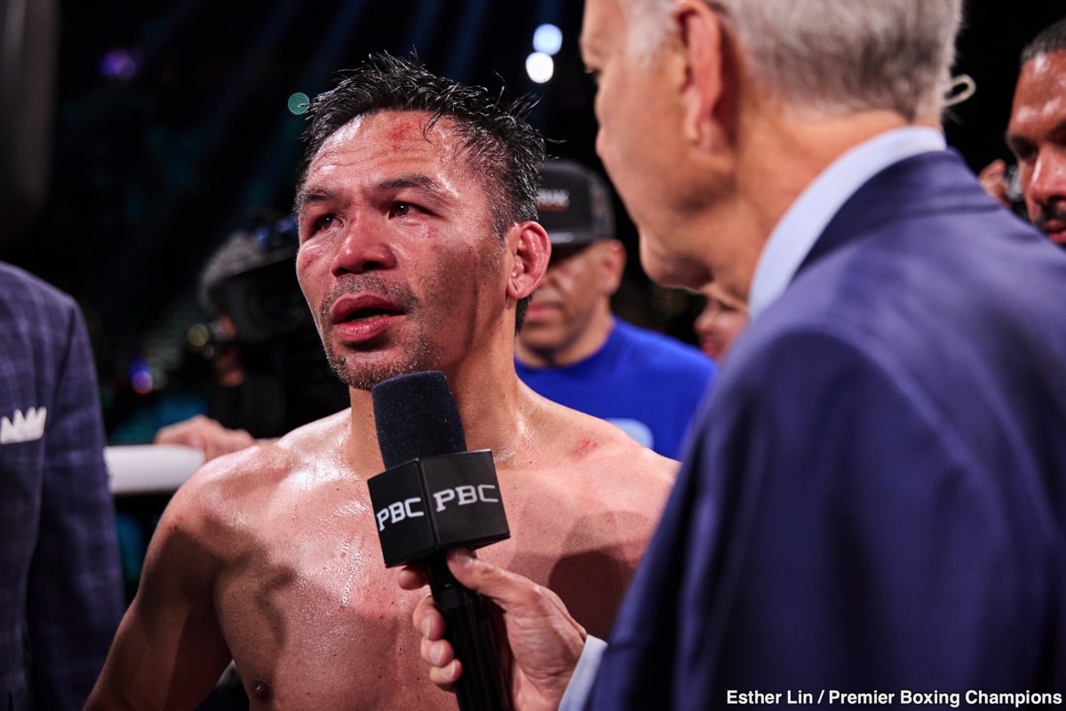 Image: Tonight's Live Results: Pacquiao vs. Barrios and Fundora vs. Tszyu 2 - From Las Vegas