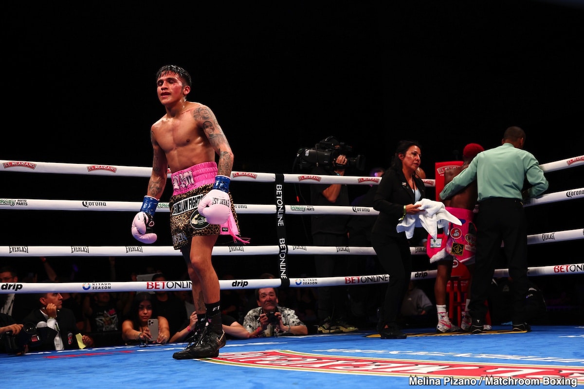 Image: Boxing Results: Bam Rodriguez's Relentless Attack Forces a Corner Stoppage Against Cafu